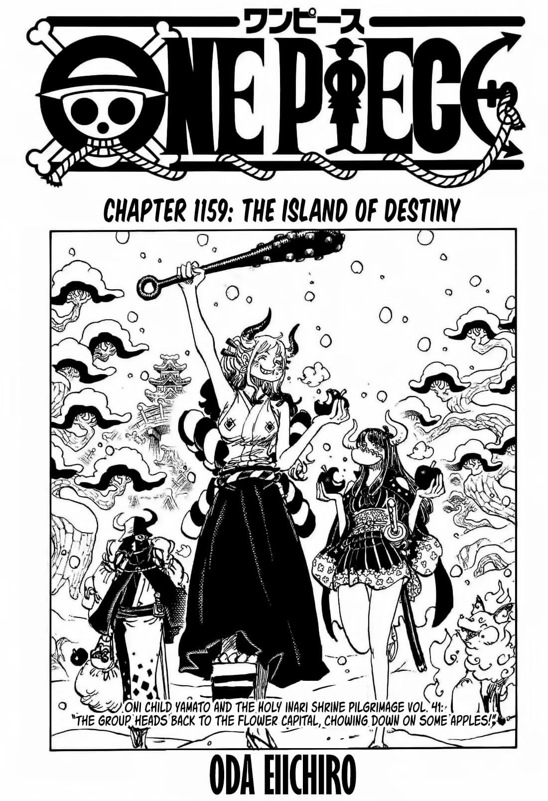 One Piece manga, chapter 1159, page 2 of 20