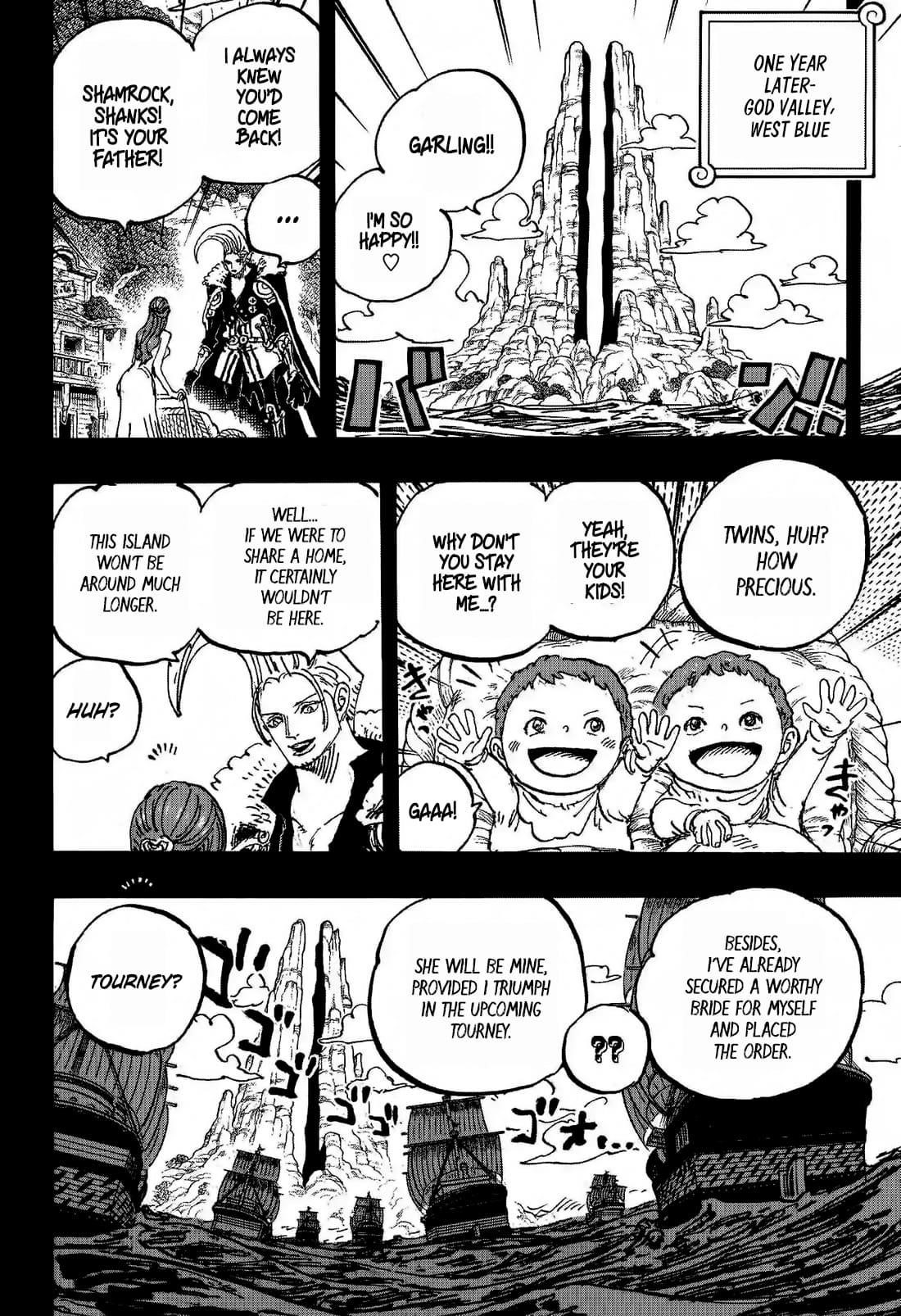 One Piece manga, chapter 1159, page 5 of 20