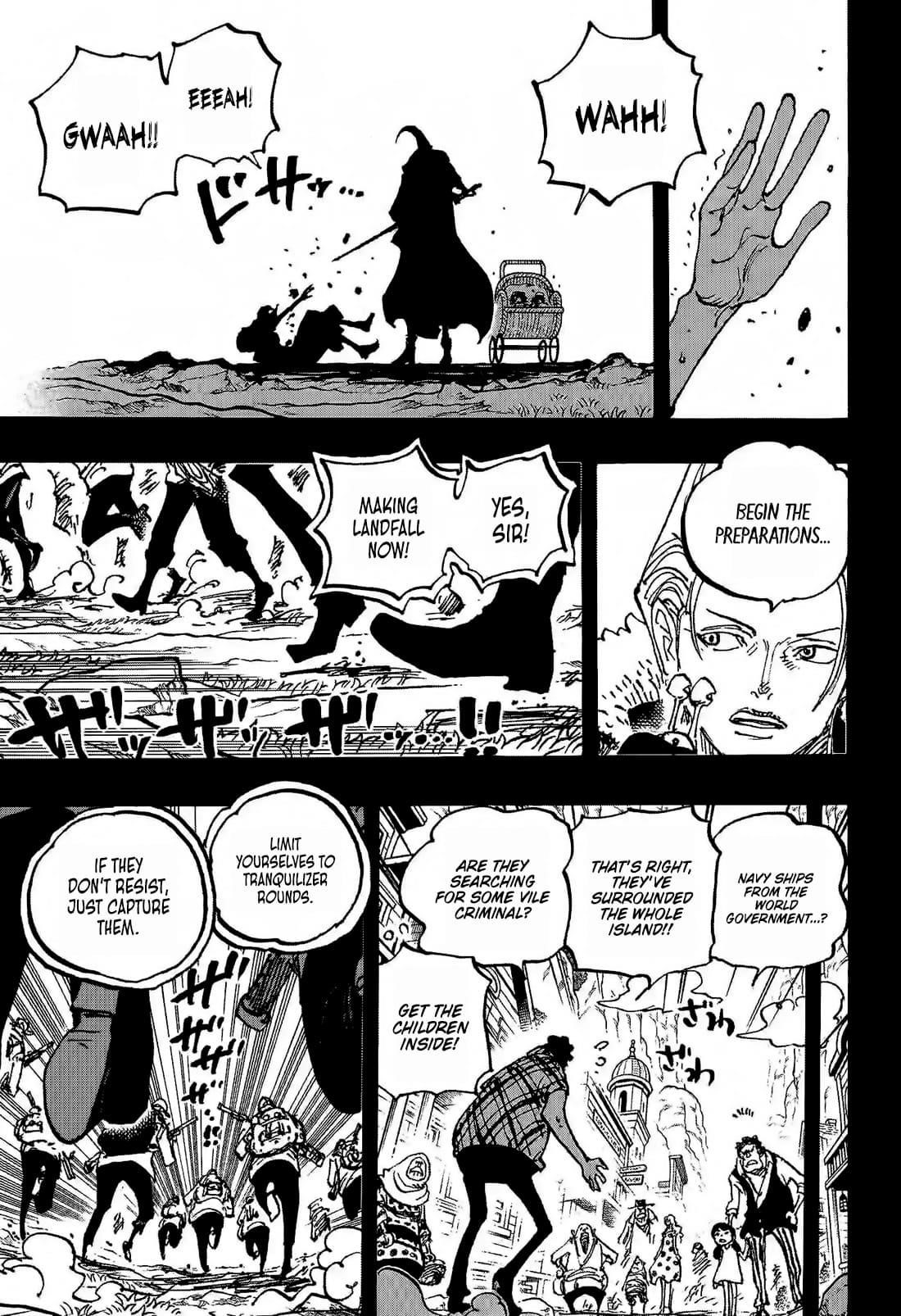 One Piece manga, chapter 1159, page 6 of 20