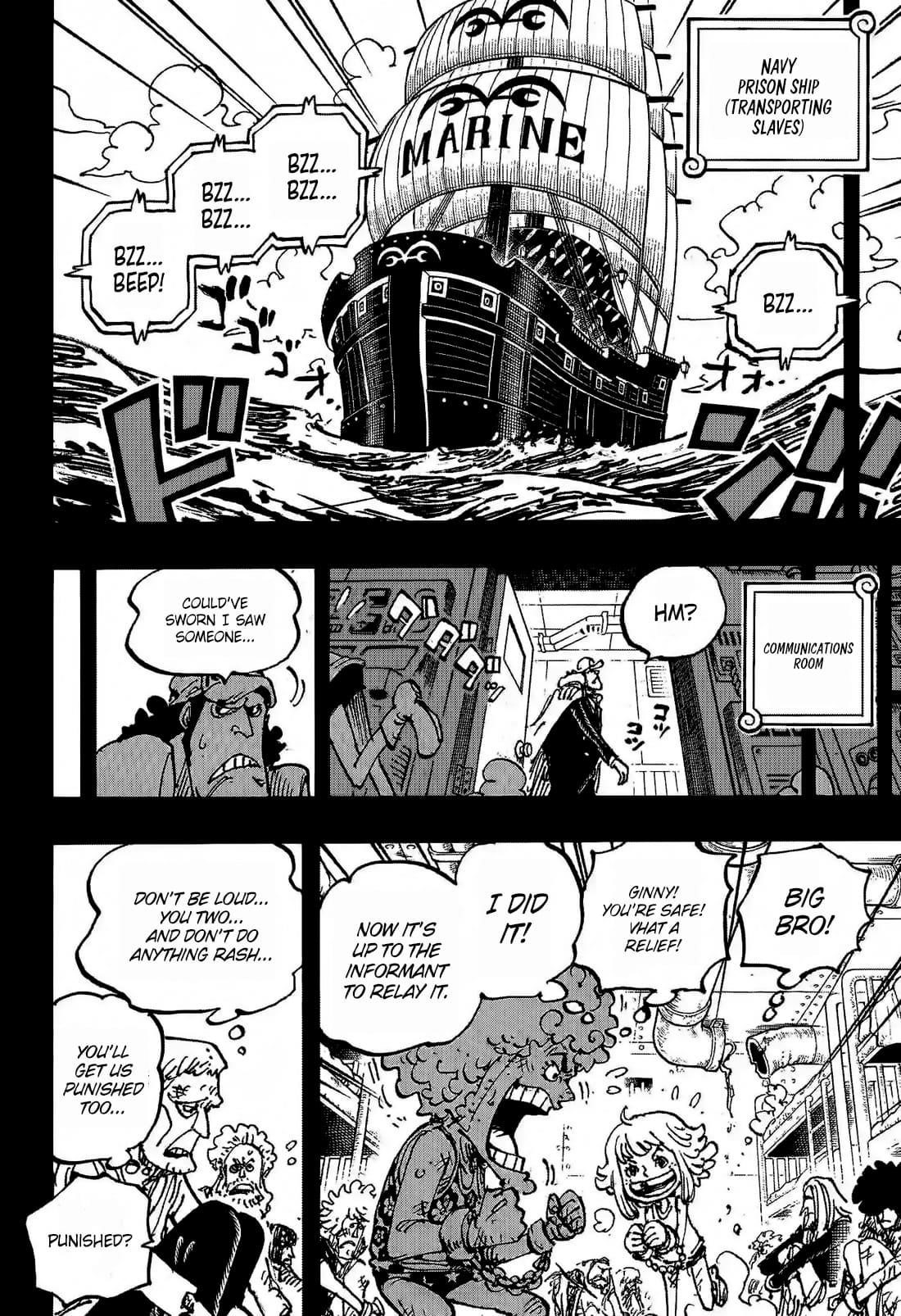One Piece manga, chapter 1159, page 9 of 20