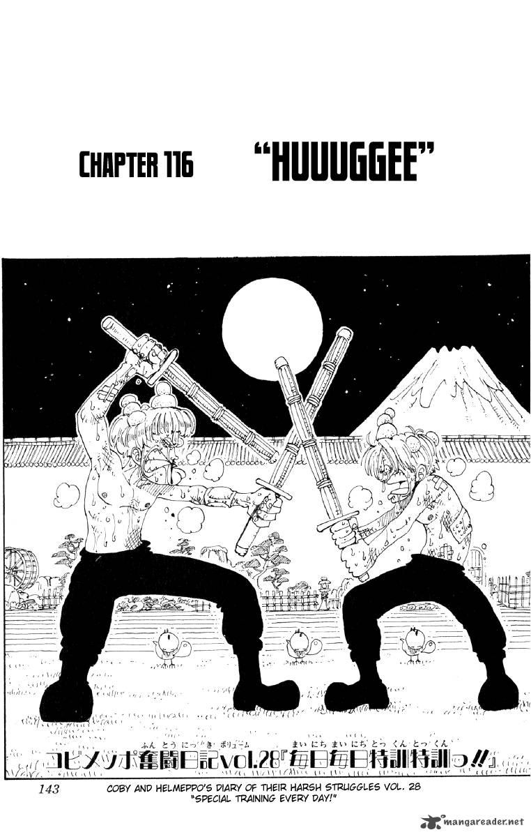 One Piece Chapter 116 page 1 - Chapter 116: Huge