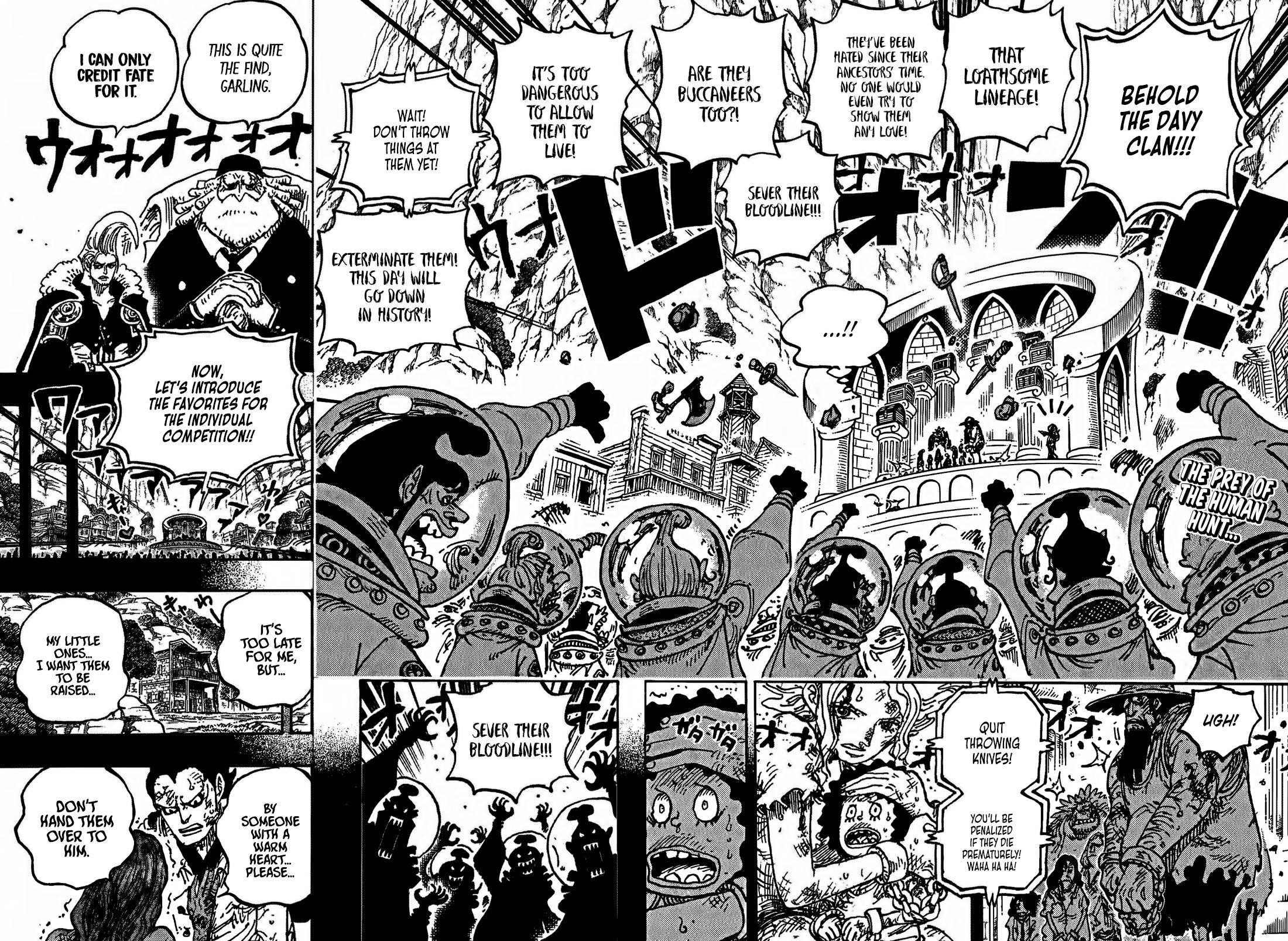 One Piece manga, chapter 1160, page 3 of 18