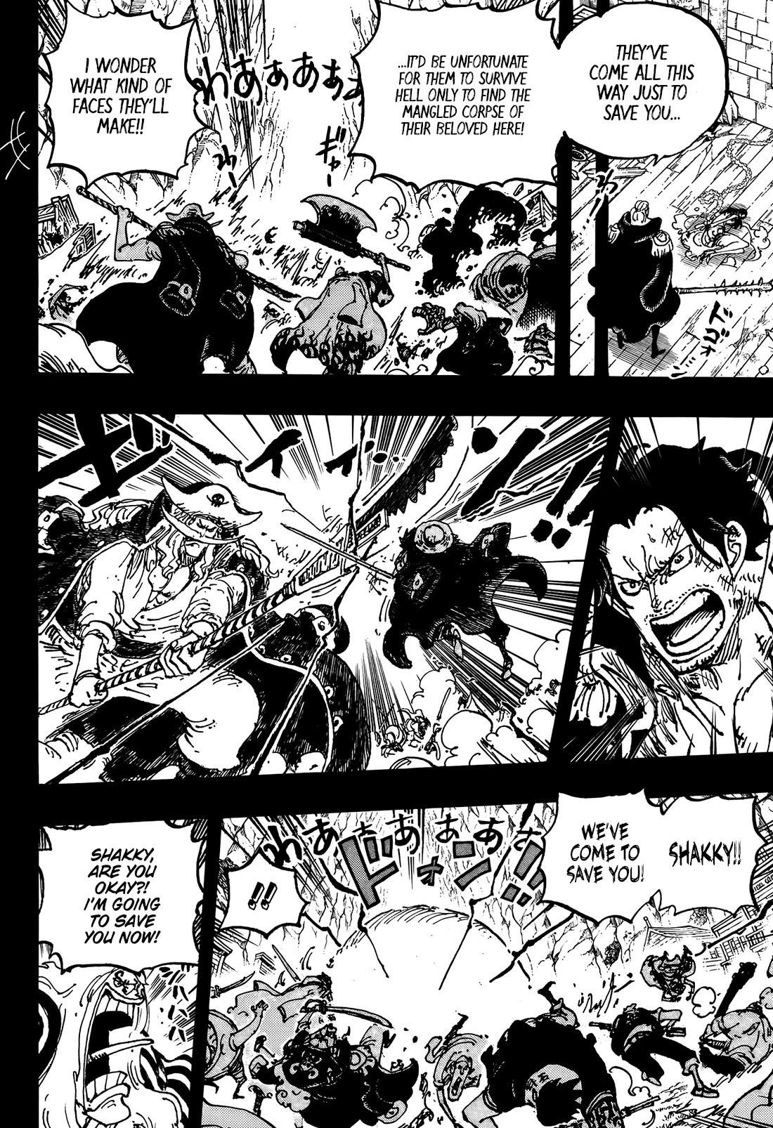 One Piece Chapter 1161 page 13 - Chapter 1161: A Song of Love Bound Under a Hail of Arrows