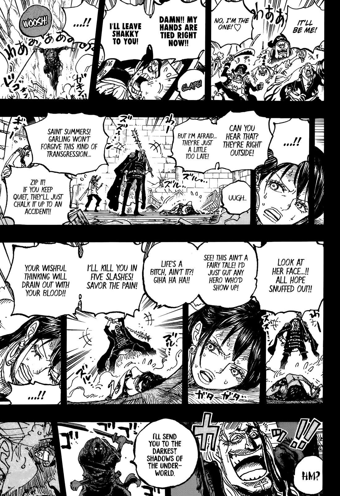 One Piece Chapter 1161 page 14 - Chapter 1161: A Song of Love Bound Under a Hail of Arrows