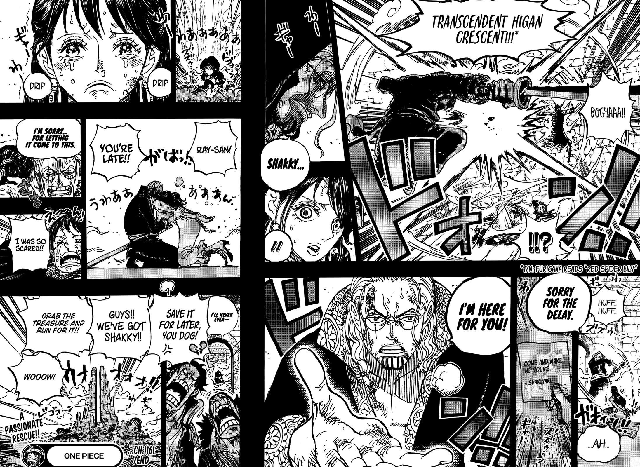 One Piece Chapter 1161 page 15 - Chapter 1161: A Song of Love Bound Under a Hail of Arrows