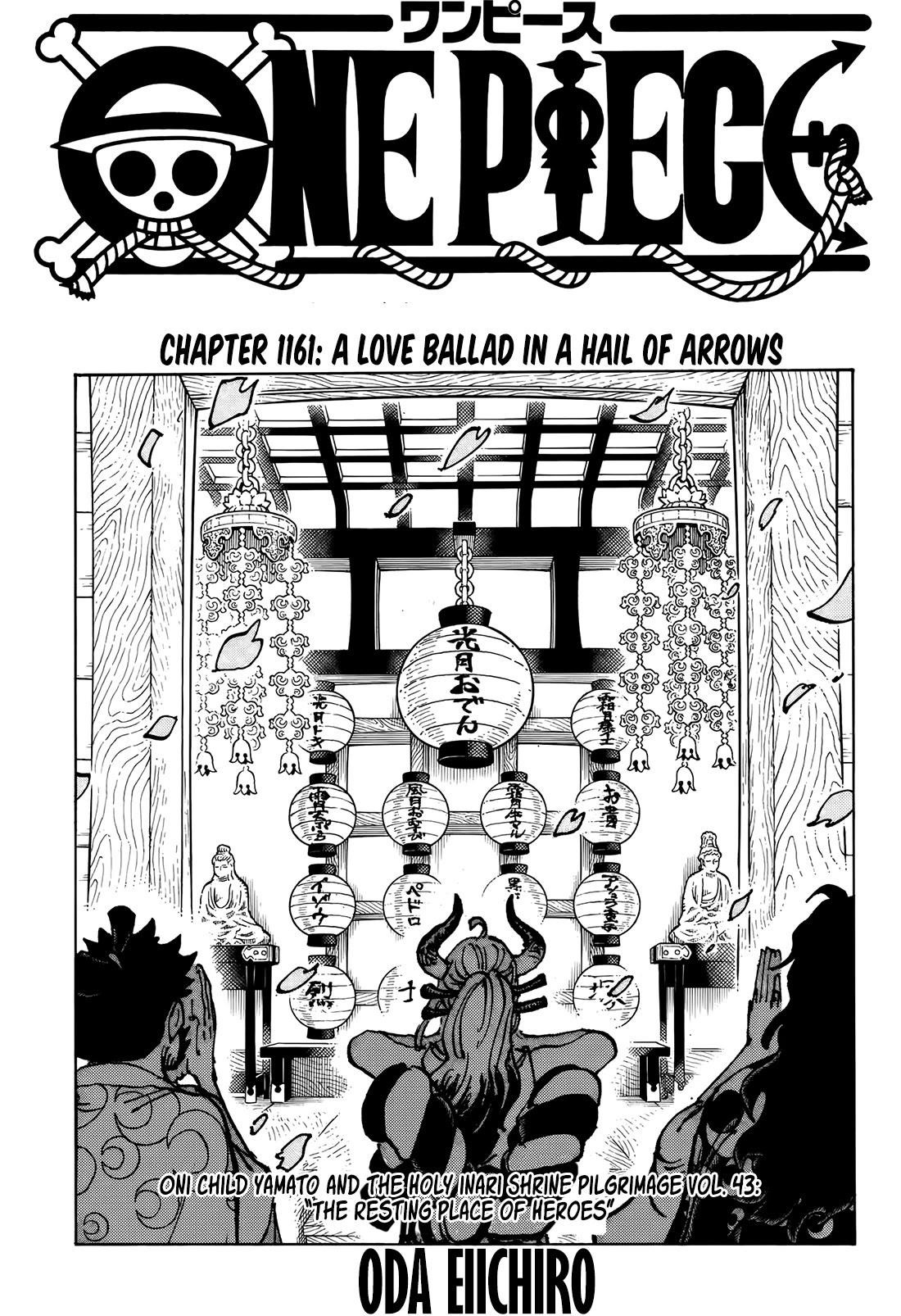 One Piece Chapter 1161 page 2 - Chapter 1161: A Song of Love Bound Under a Hail of Arrows