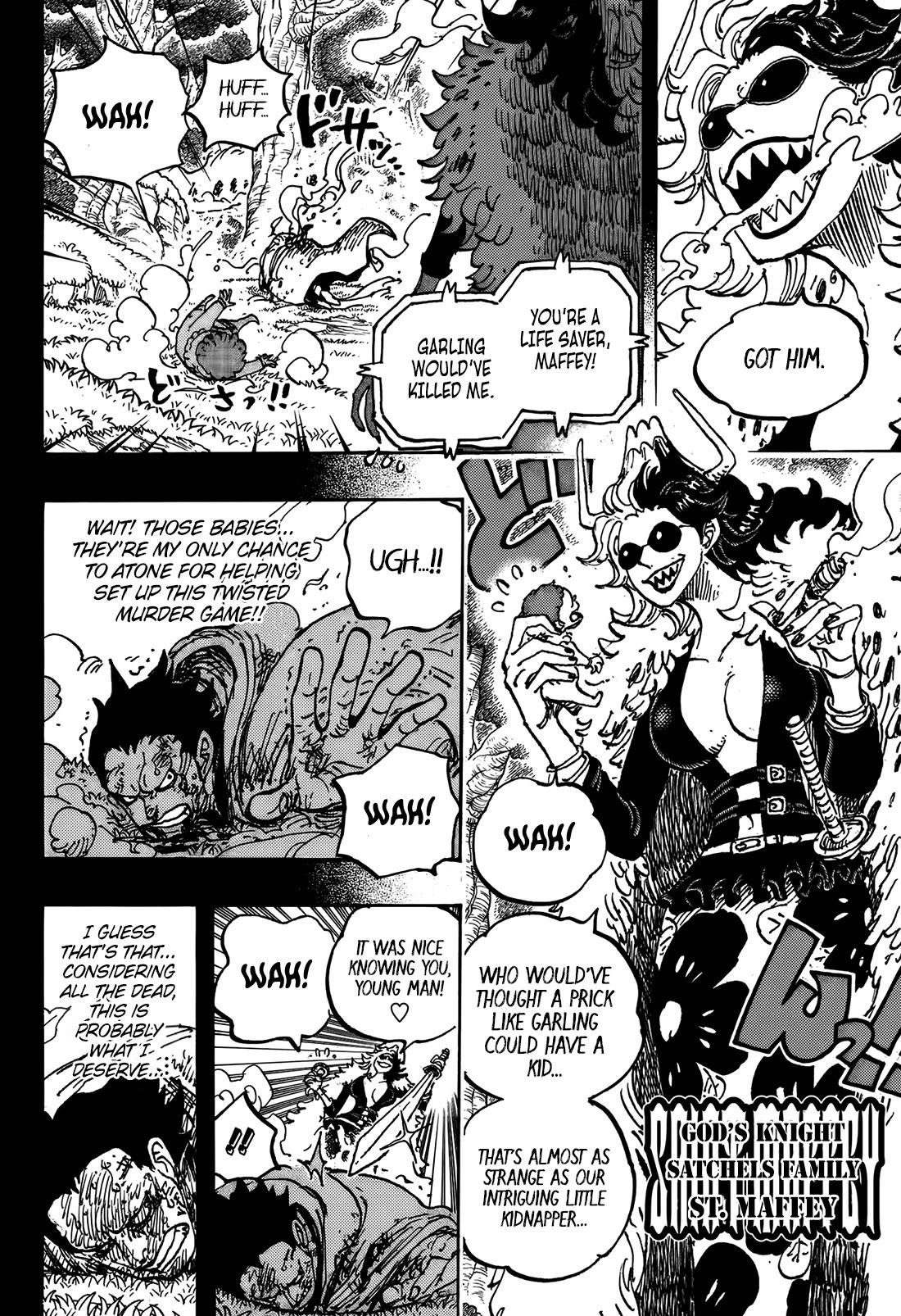 One Piece Chapter 1161 page 4 - Chapter 1161: A Song of Love Bound Under a Hail of Arrows