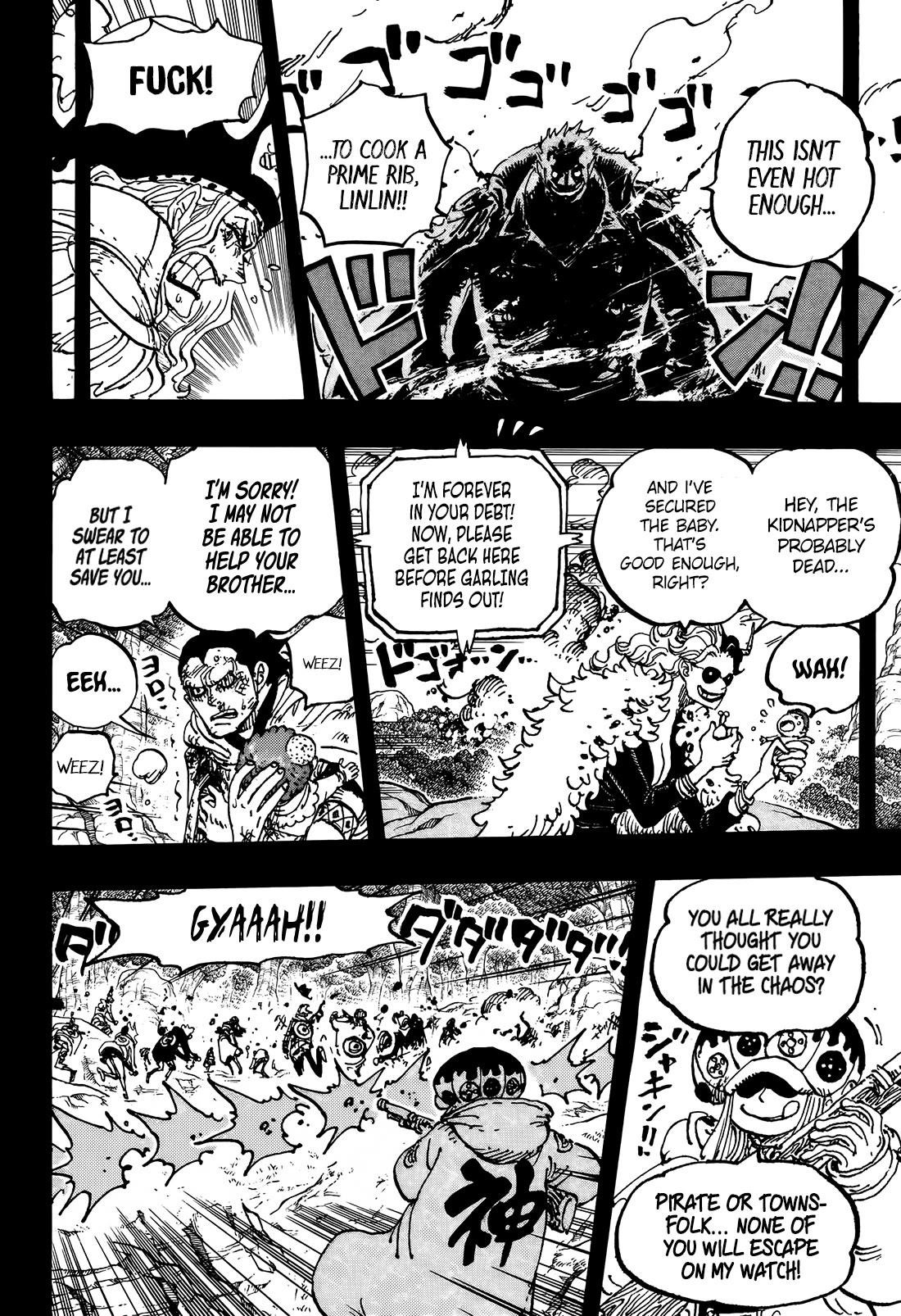 One Piece Chapter 1161 page 9 - Chapter 1161: A Song of Love Bound Under a Hail of Arrows