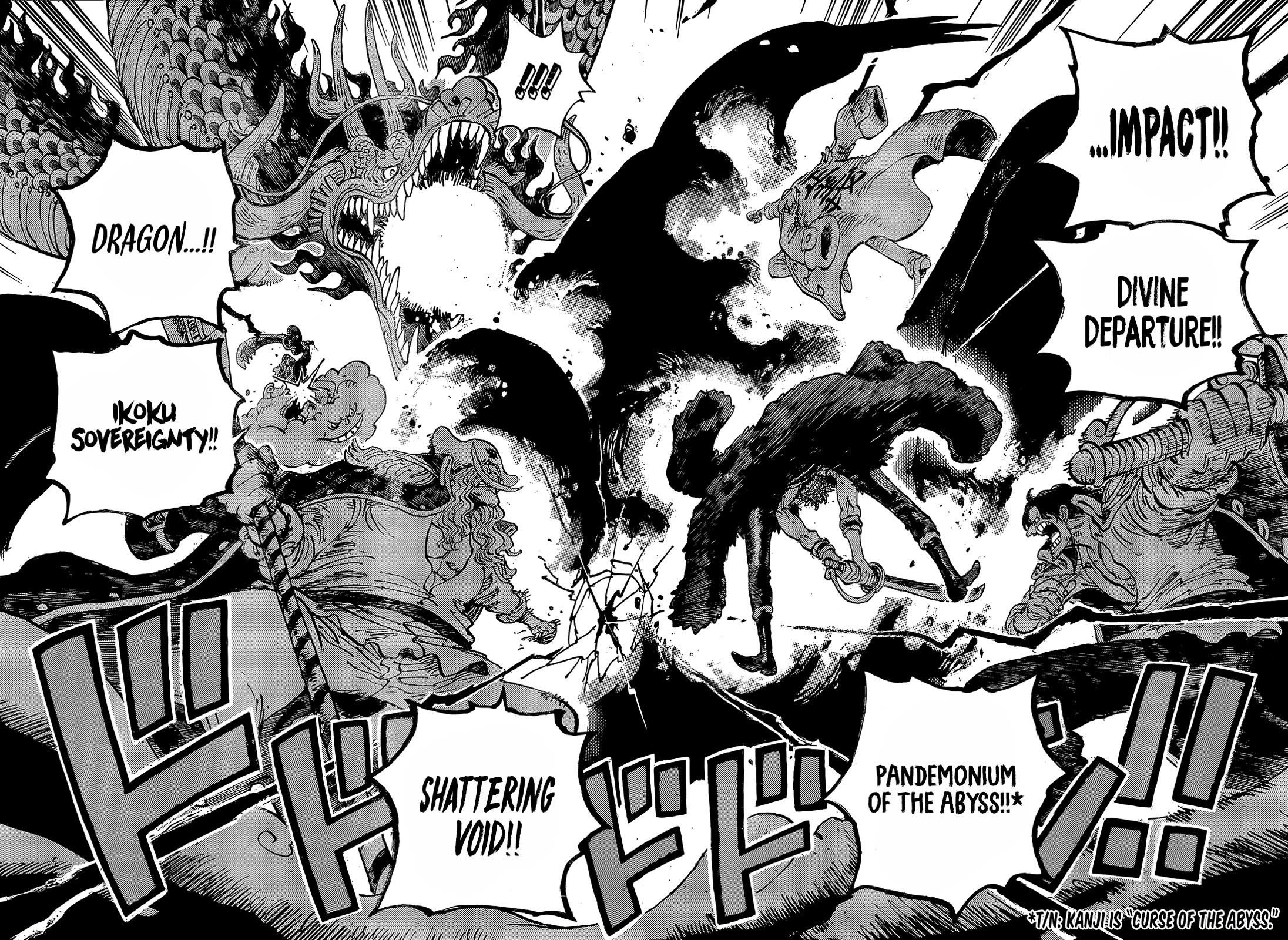 One Piece manga, chapter 1163, page 12 of 18