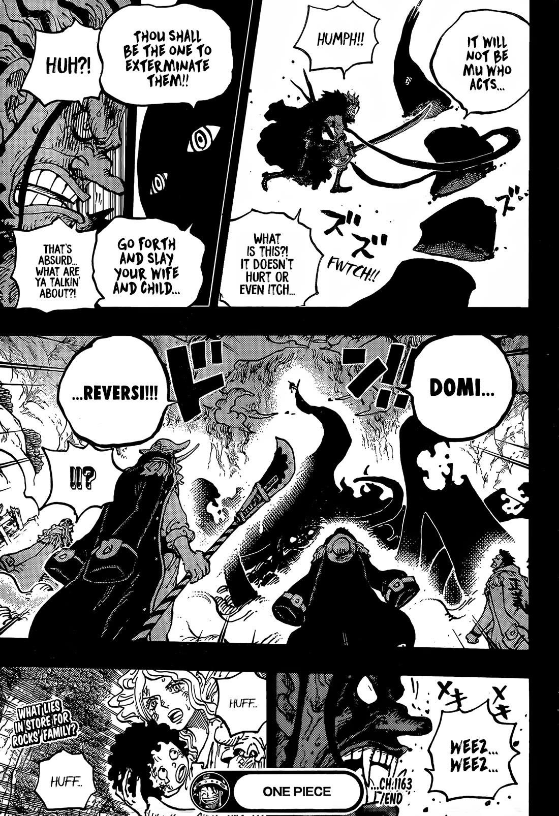 One Piece manga, chapter 1163, page 15 of 18