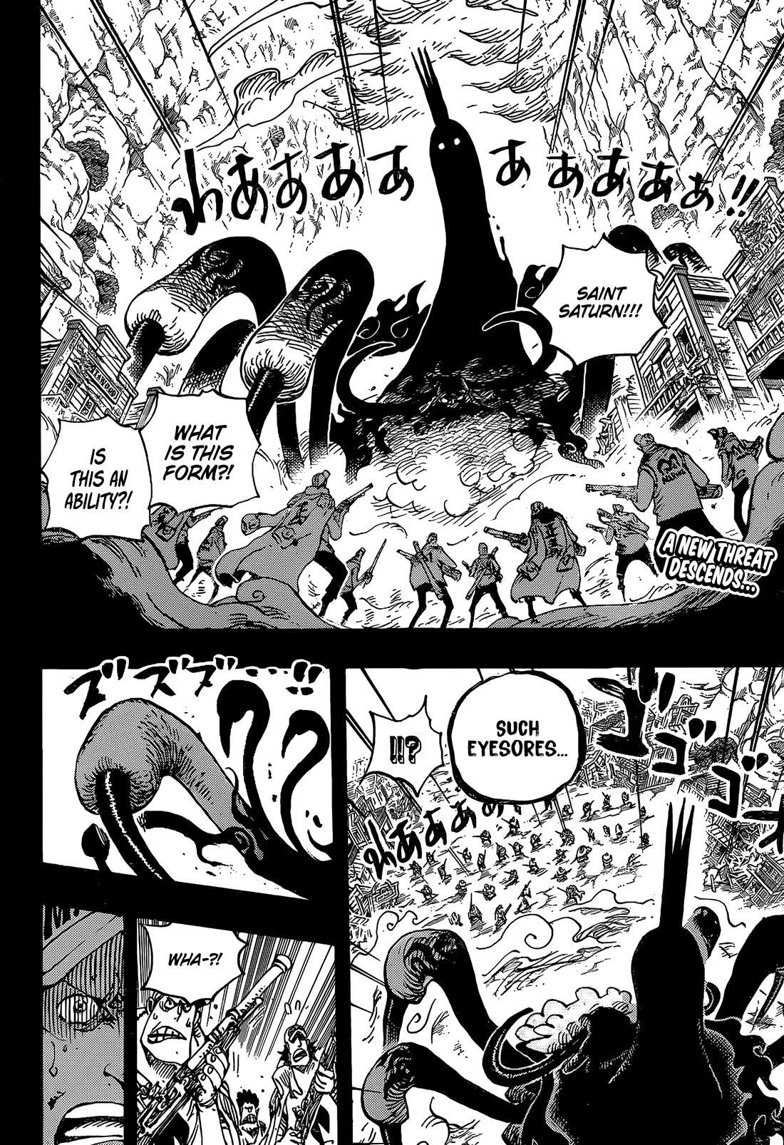 One Piece manga, chapter 1163, page 3 of 18
