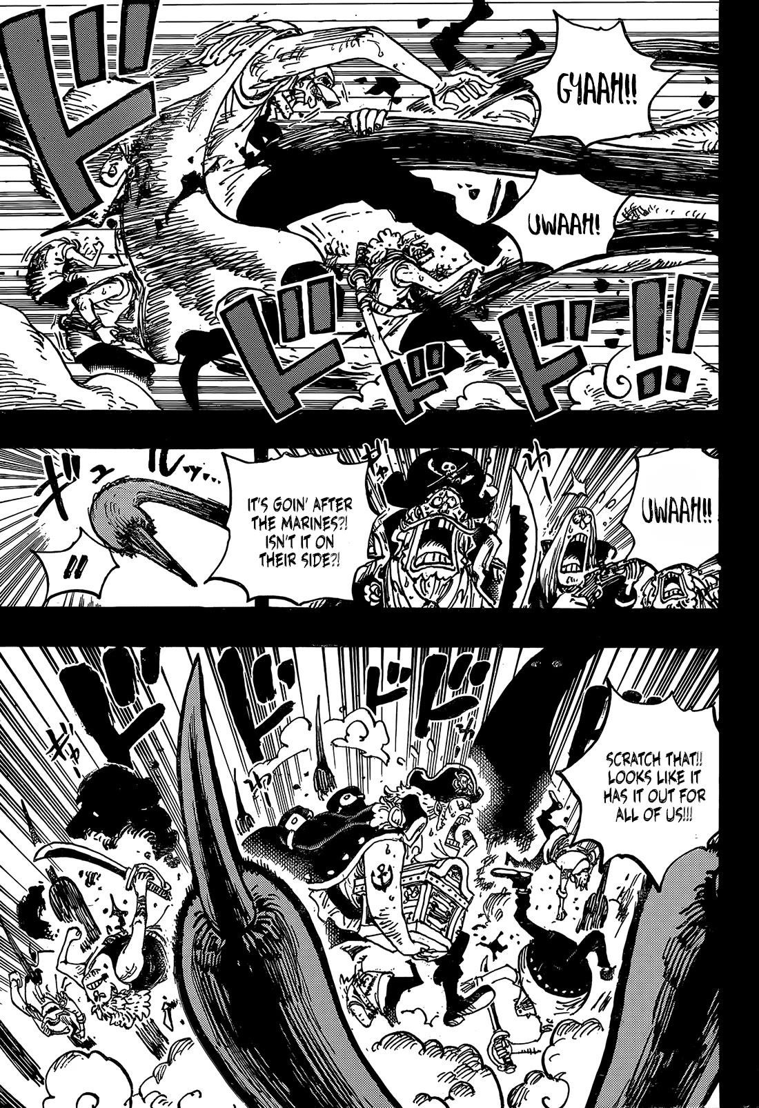 One Piece manga, chapter 1163, page 4 of 18