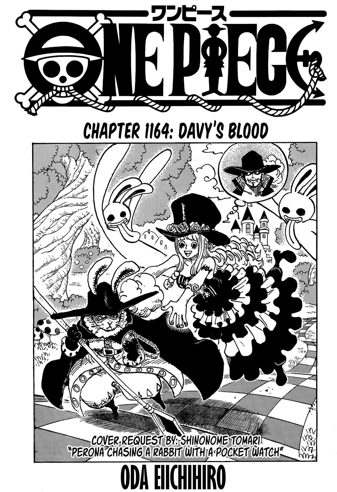 One Piece manga, chapter 1164, page 2 of 18