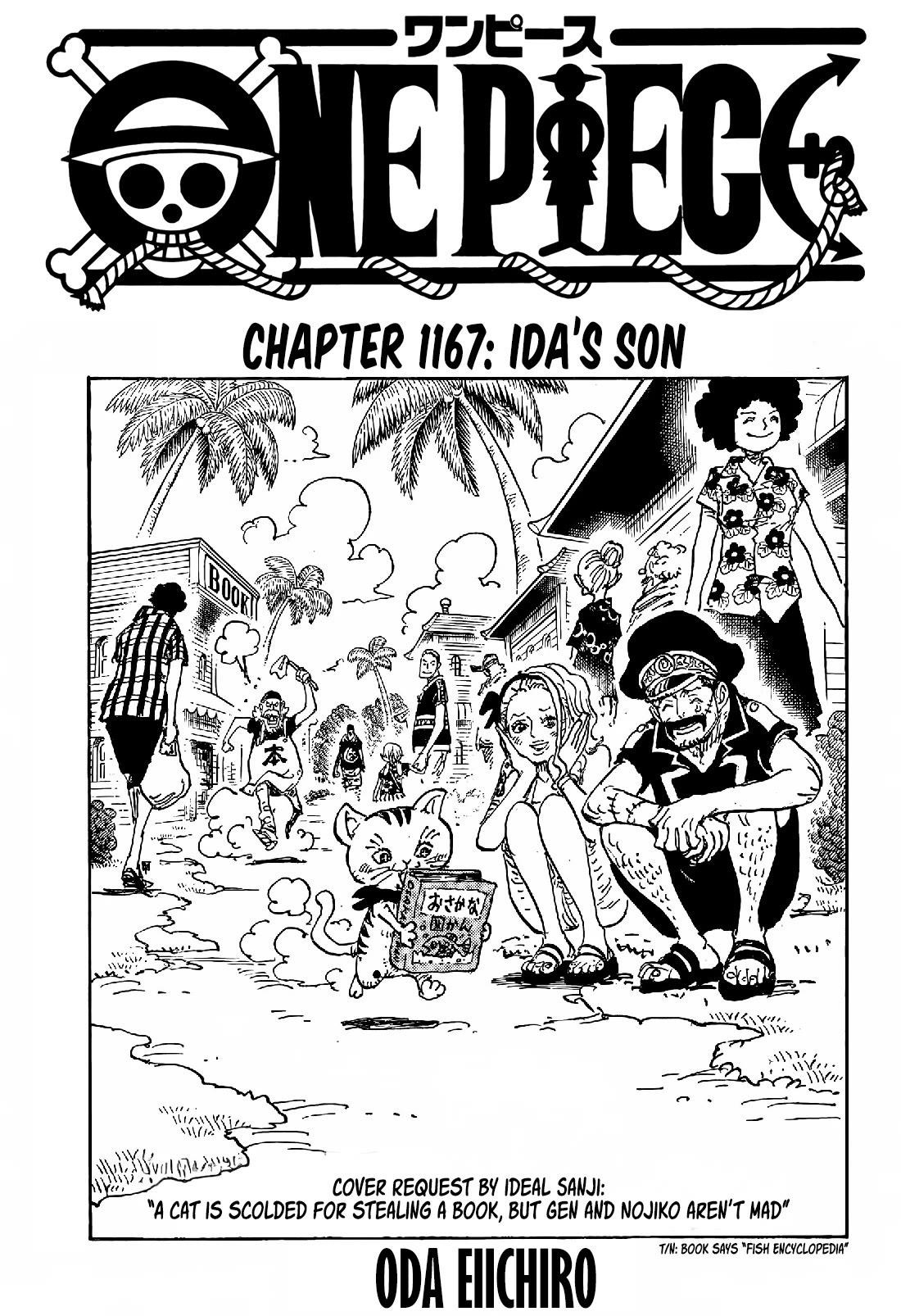 One Piece Chapter 1167 page 1 - Chapter 1167: Ida's Sons