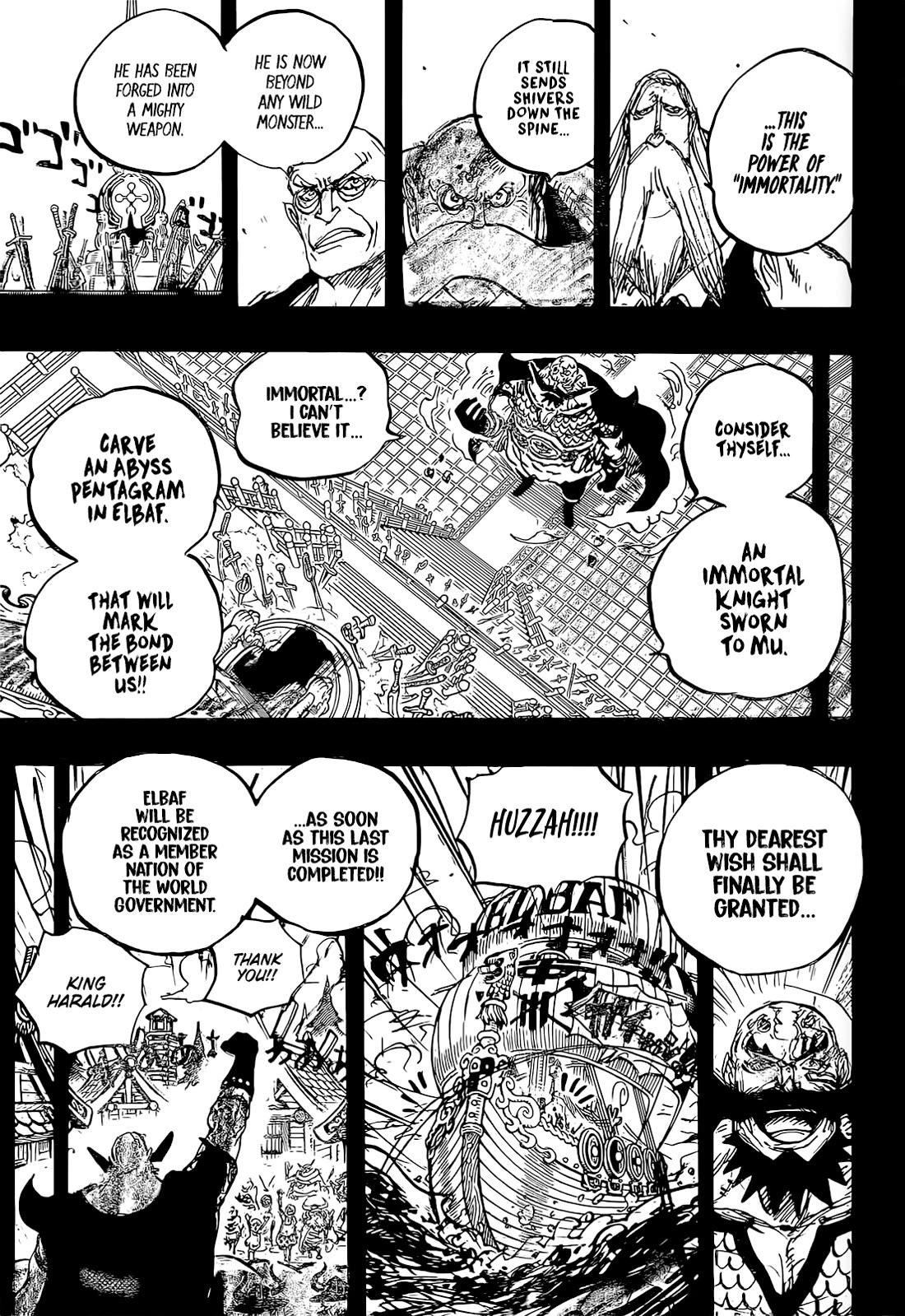 One Piece manga, chapter 1168, page 12 of 20