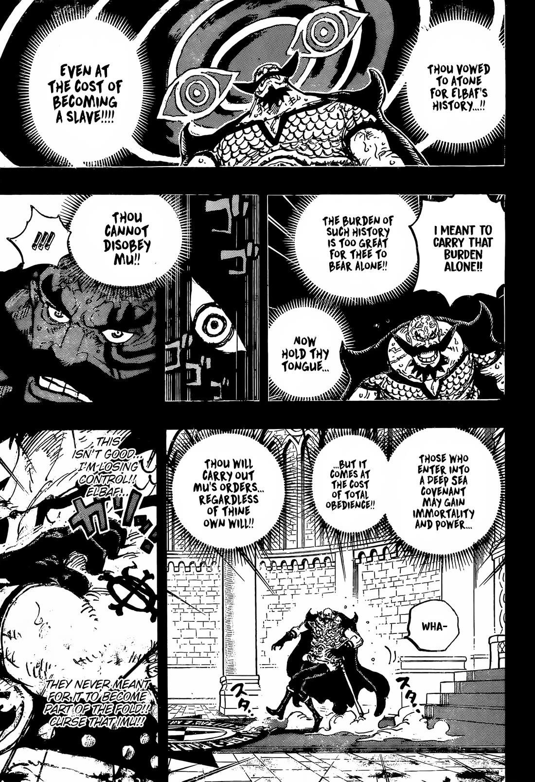 One Piece manga, chapter 1168, page 14 of 20