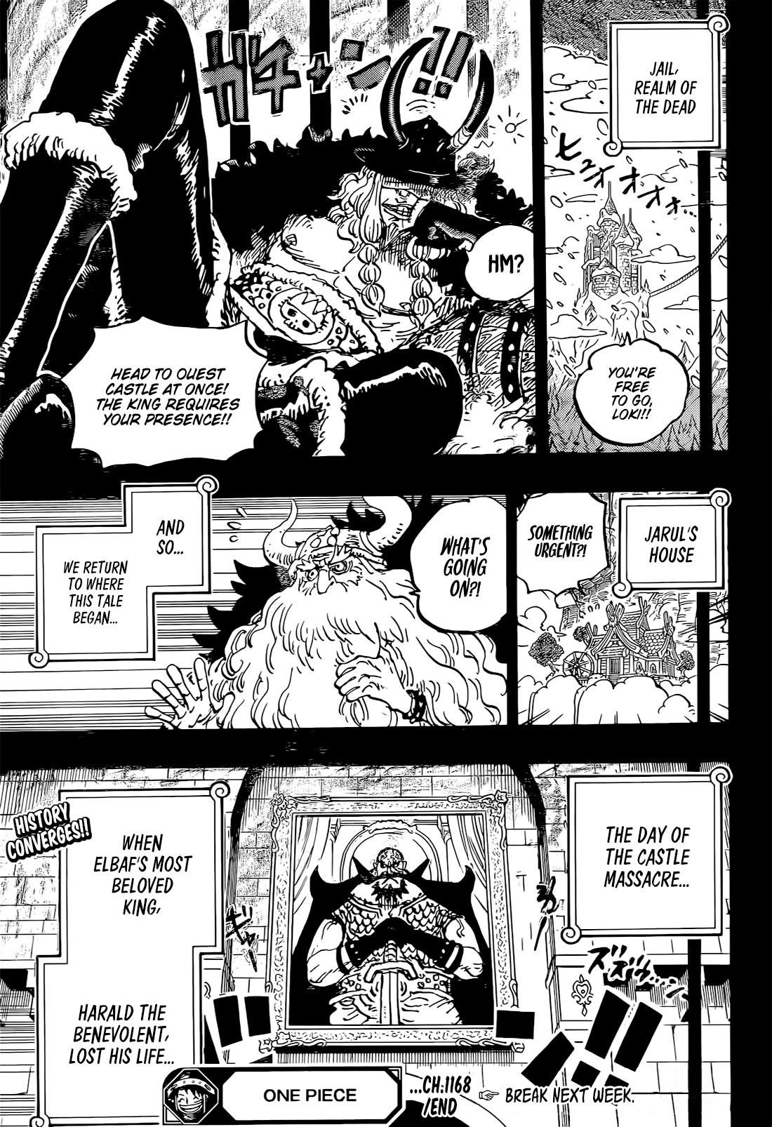 One Piece manga, chapter 1168, page 16 of 20