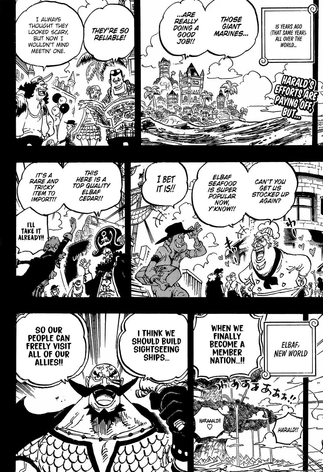 One Piece manga, chapter 1168, page 3 of 20