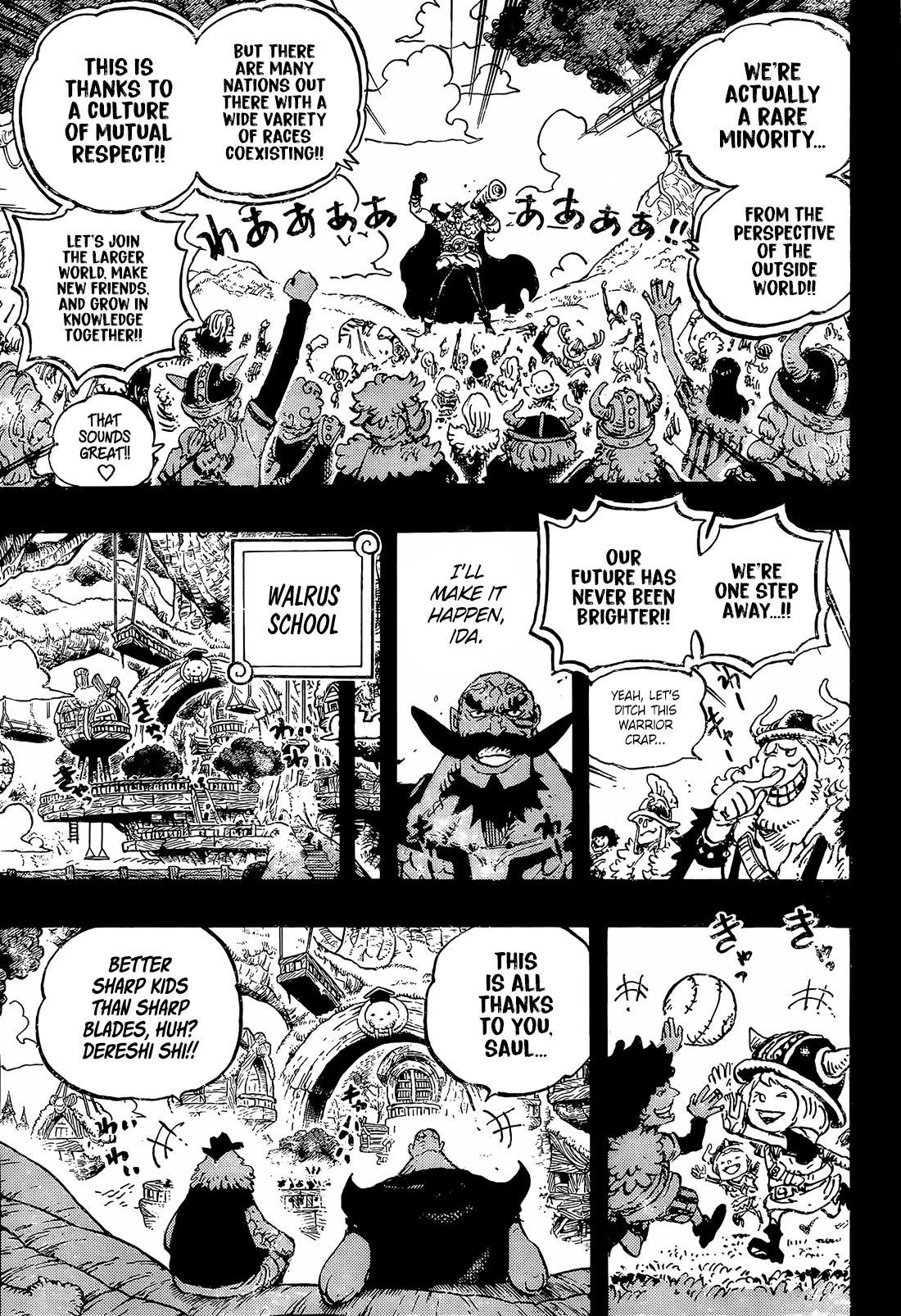 One Piece manga, chapter 1168, page 4 of 20