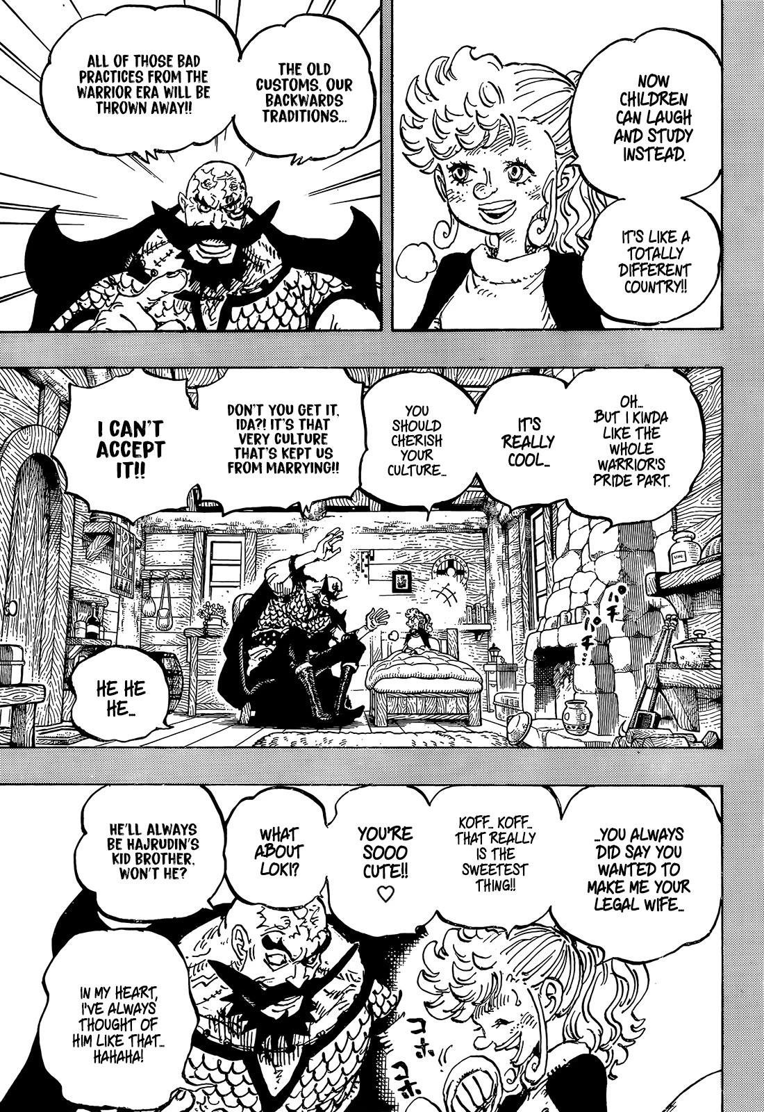 One Piece manga, chapter 1168, page 6 of 20