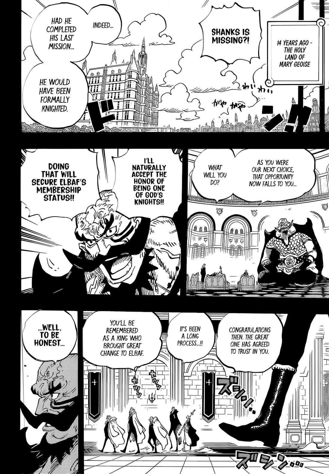 One Piece manga, chapter 1168, page 9 of 20
