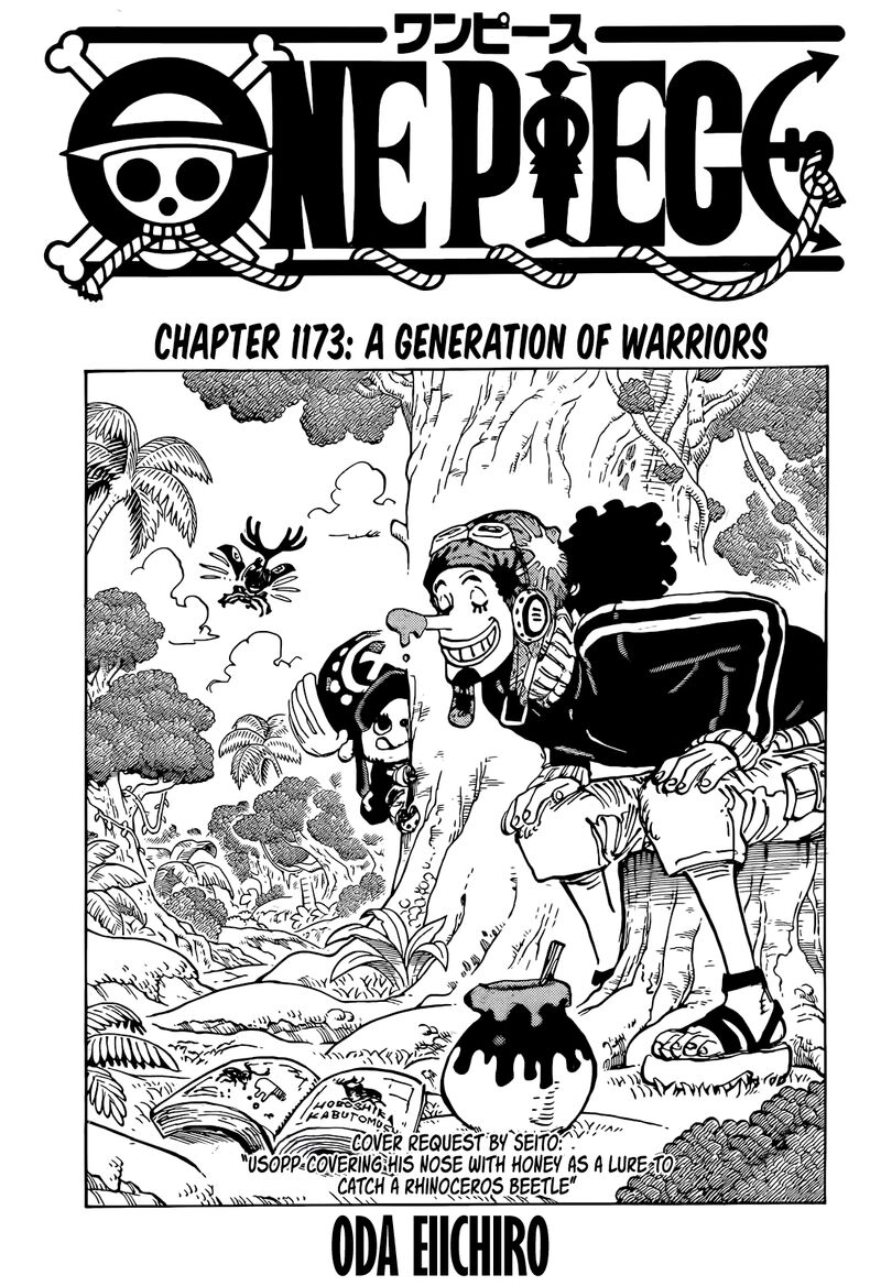 One Piece Chapter 1173 page 1 - Chapter 1173: A Generation Of Warriors