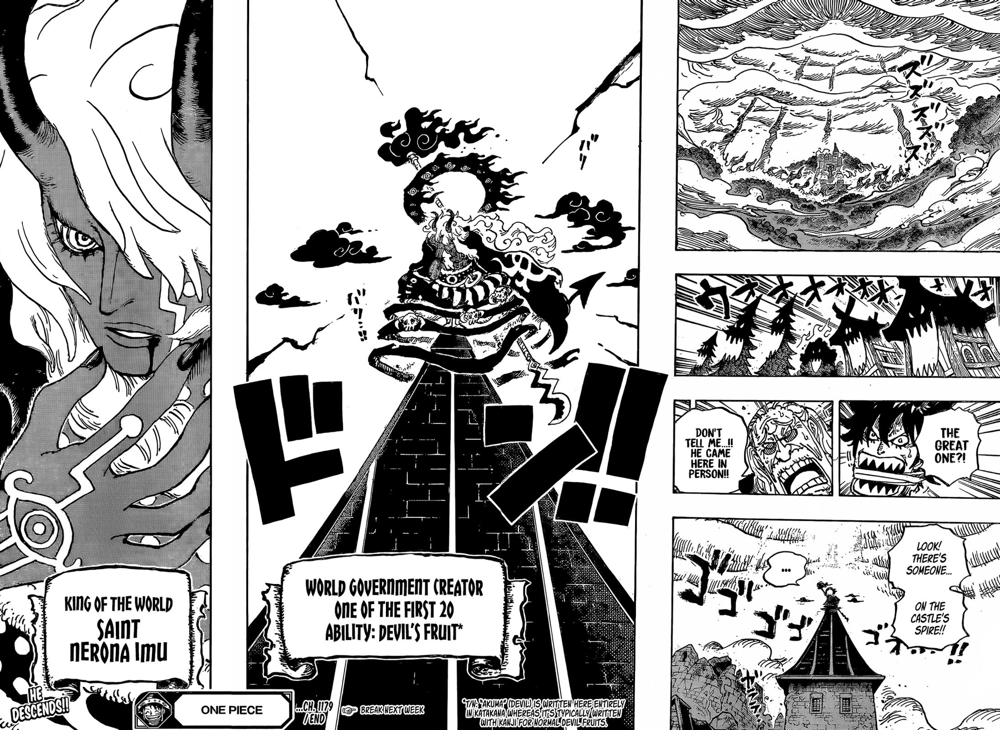 One Piece Chapter 1179 page 15 - Chapter 1179: Nerona Imu Descends