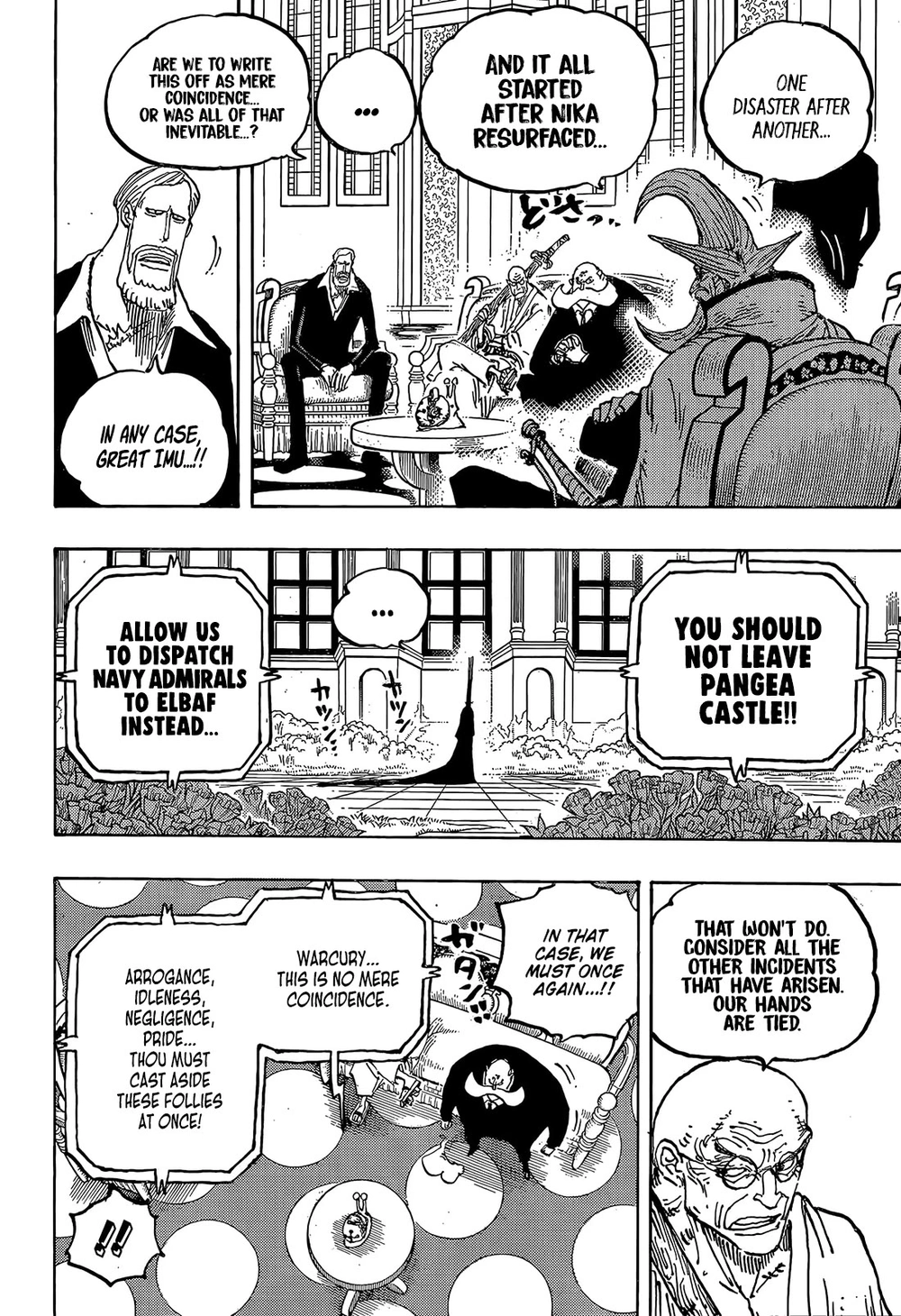 One Piece Chapter 1179 page 4 - Chapter 1179: Nerona Imu Descends