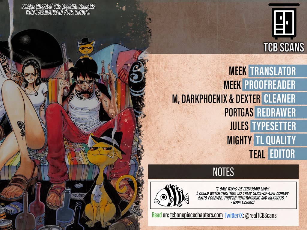 One Piece manga, chapter 1184, page 3 of 17