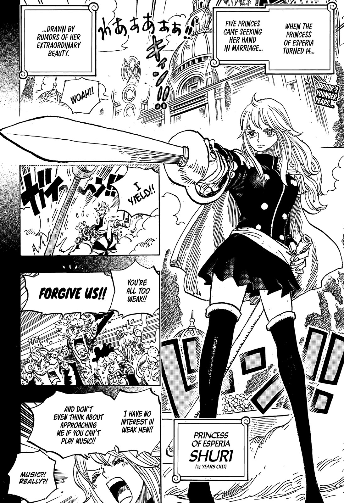 One Piece manga, chapter 1184, page 4 of 17