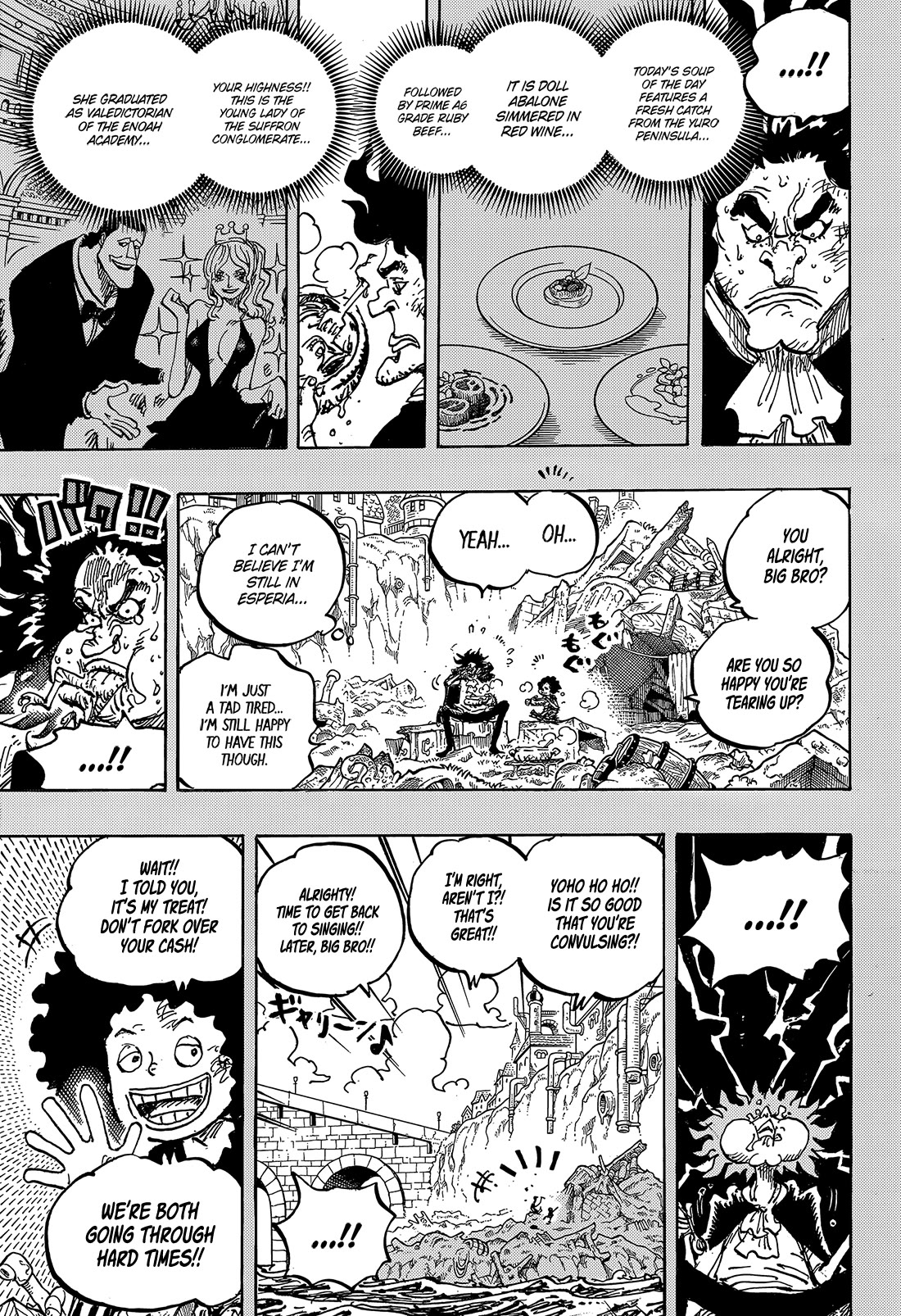 One Piece manga, chapter 1184, page 9 of 17