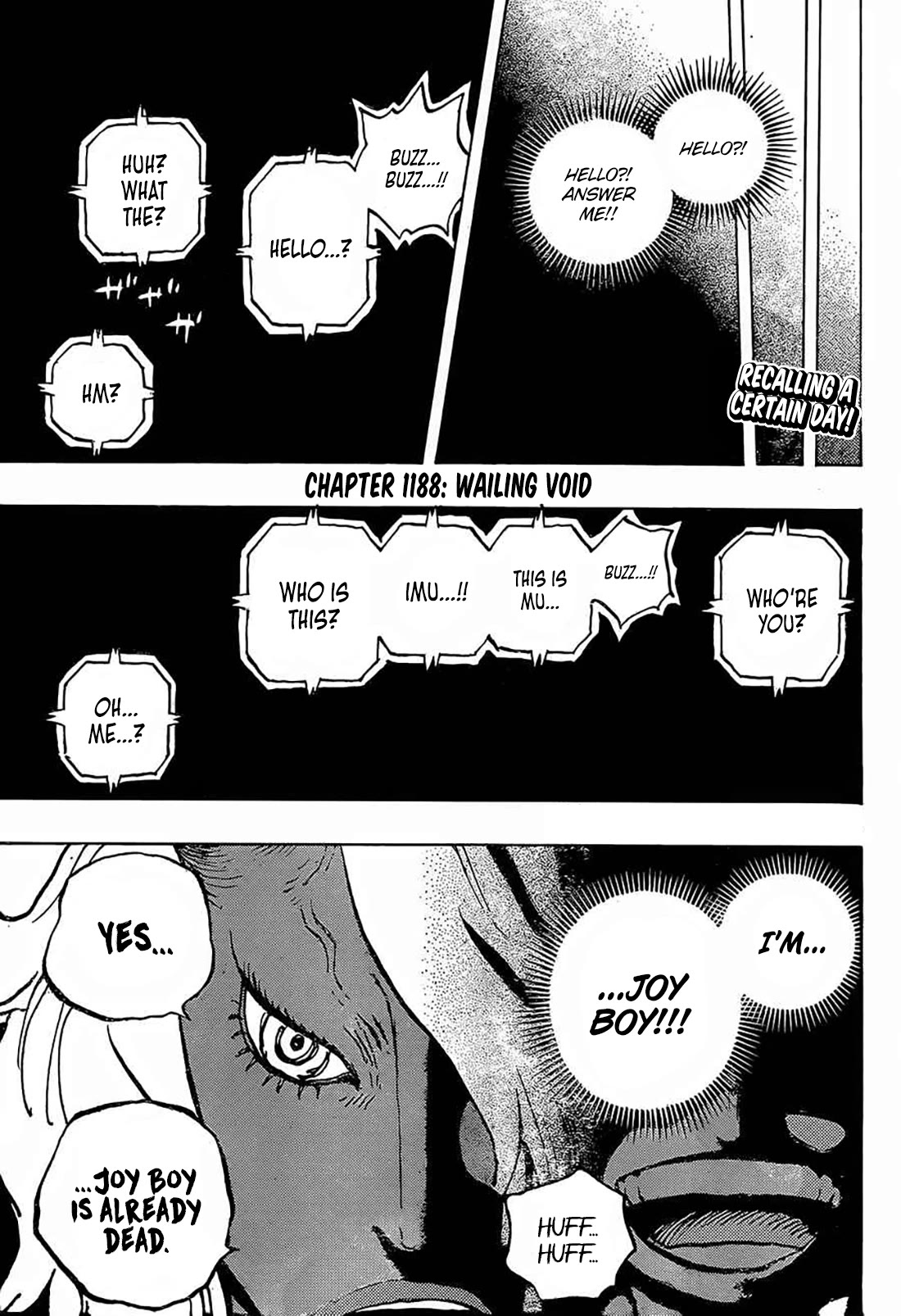 One Piece Chapter 1188 page 4 - Chapter 1188: Wailing Void