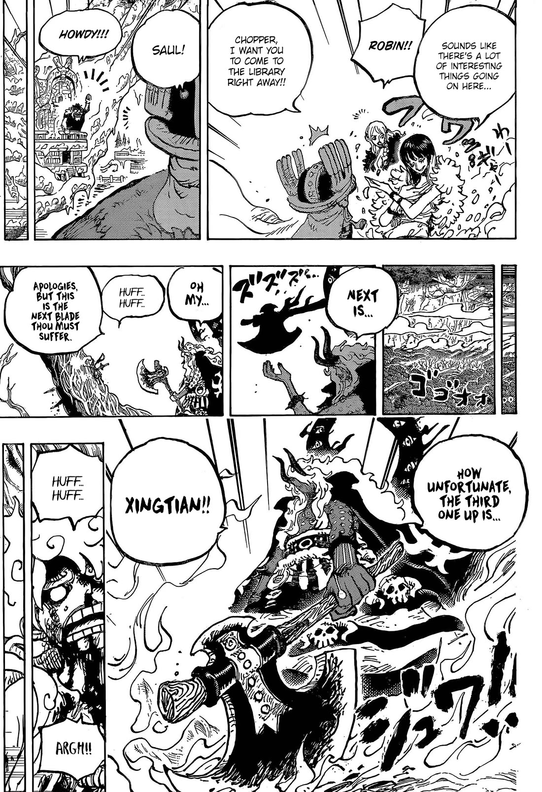 One Piece Chapter 1189 page 13 - Chapter 1189: King of the world