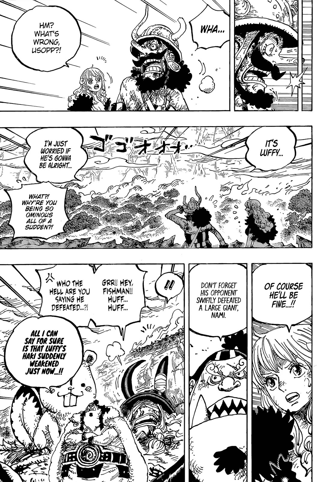 One Piece Chapter 1189 page 4 - Chapter 1189: King of the world