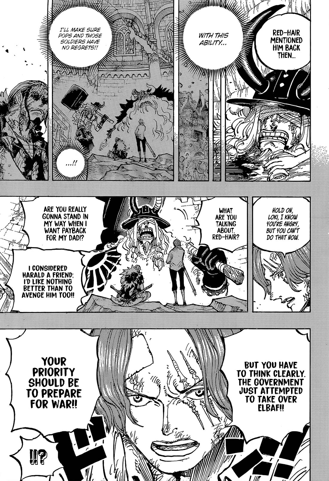 One Piece Chapter 1189 page 9 - Chapter 1189: King of the world