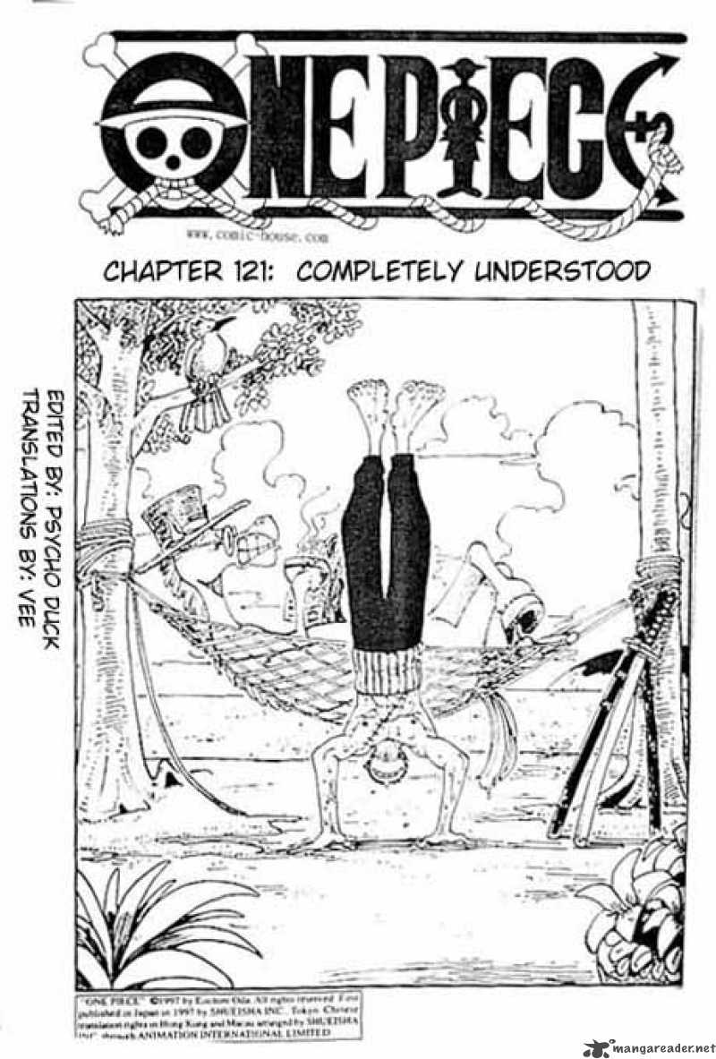One Piece Chapter 121 page 1 - Chapter 121: I Knew