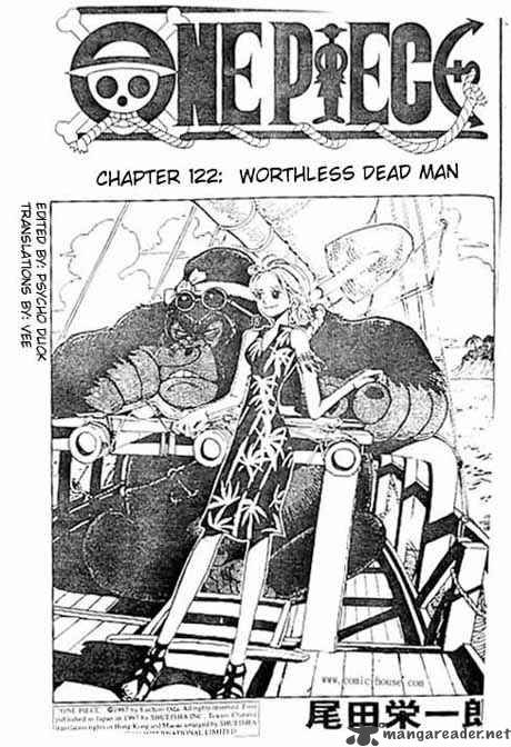 One Piece Chapter 122 page 1 - Chapter 122: A Dead Body is Useless