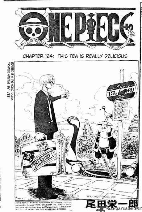 One Piece Chapter 124 page 1 - Chapter 124: The Tea is Good