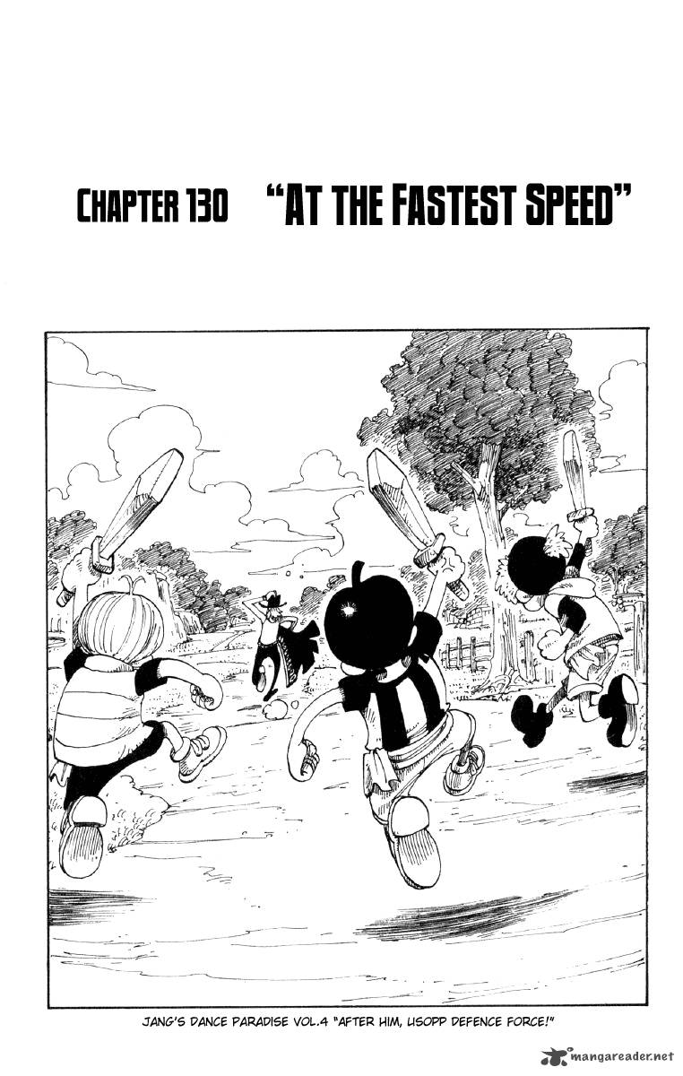 One Piece Chapter 130 page 1 - Chapter 130: Maximum Speed