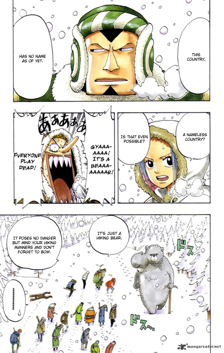 One Piece Chapter 133 page 1 - Chapter 133: Adventure in a Nameless Country