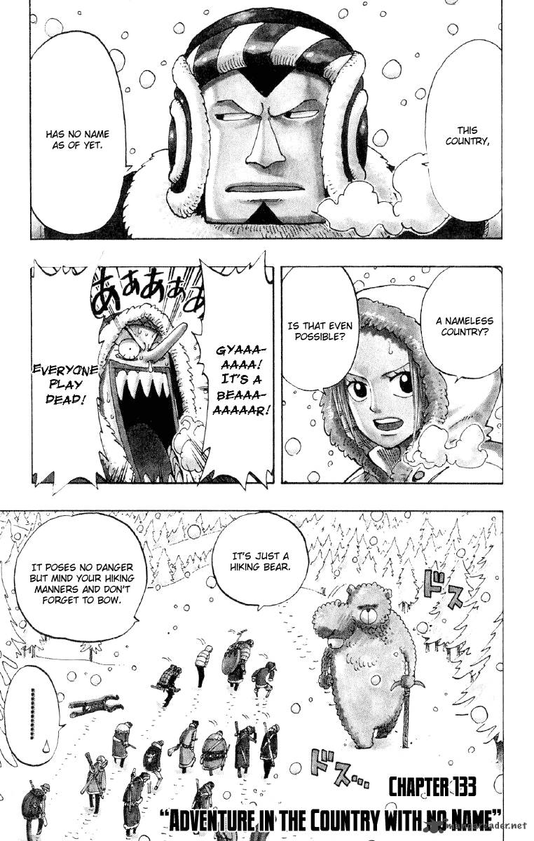 One Piece Chapter 133 page 2 - Chapter 133: Adventure in a Nameless Country