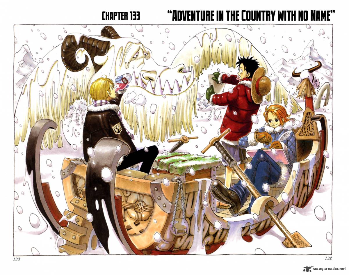One Piece Chapter 133 page 3 - Chapter 133: Adventure in a Nameless Country