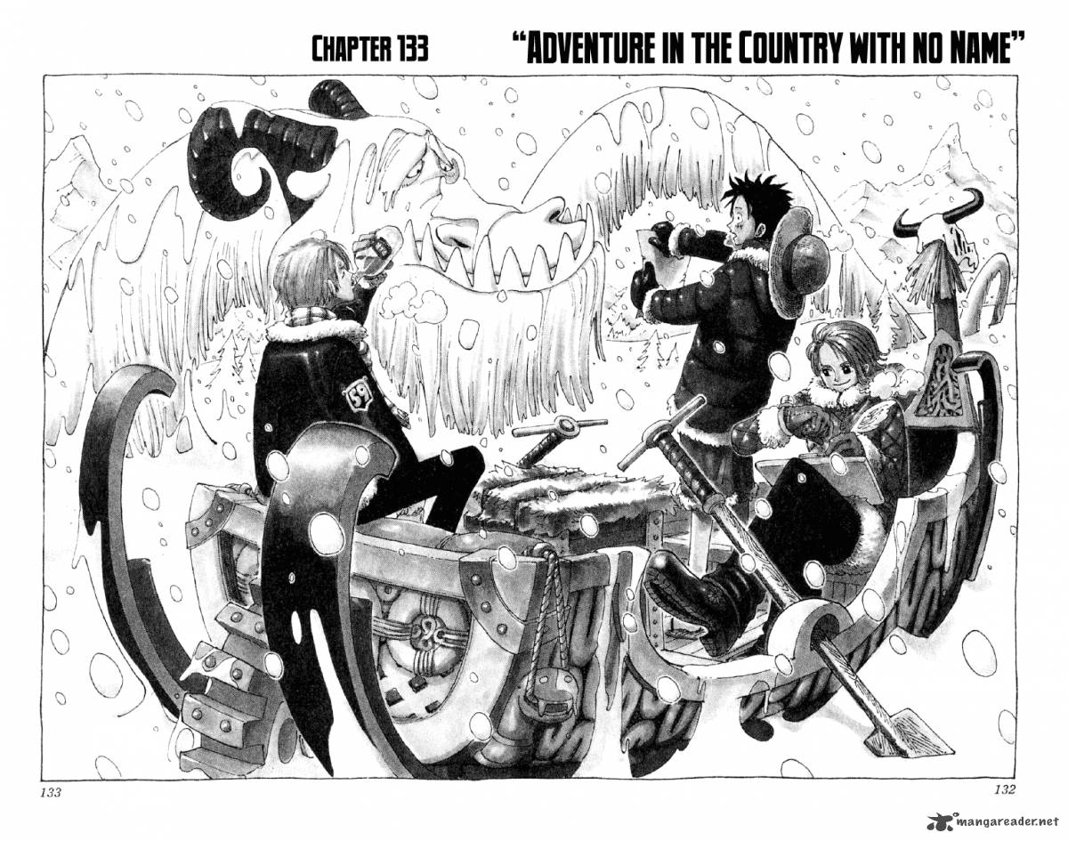 One Piece Chapter 133 page 4 - Chapter 133: Adventure in a Nameless Country