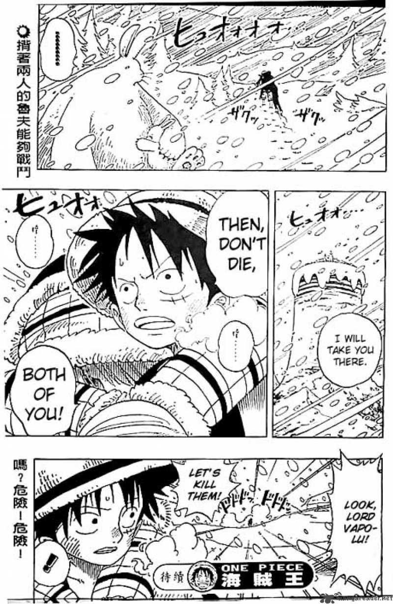 One Piece Chapter 137 page 20 - Chapter 137: Avalanche