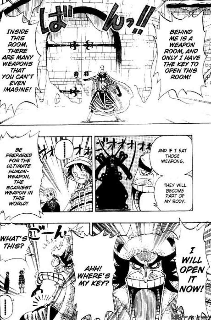 One Piece Chapter 150 page 12 - Chapter 150: Royal Drum Crown 7-Shot Tin Tyrant Cannon