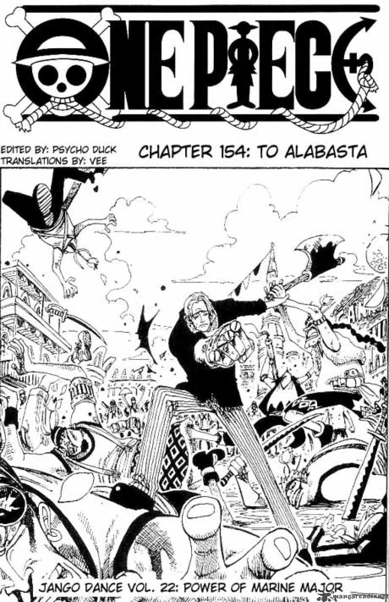 One Piece manga, chapter 154, page 2 of 23