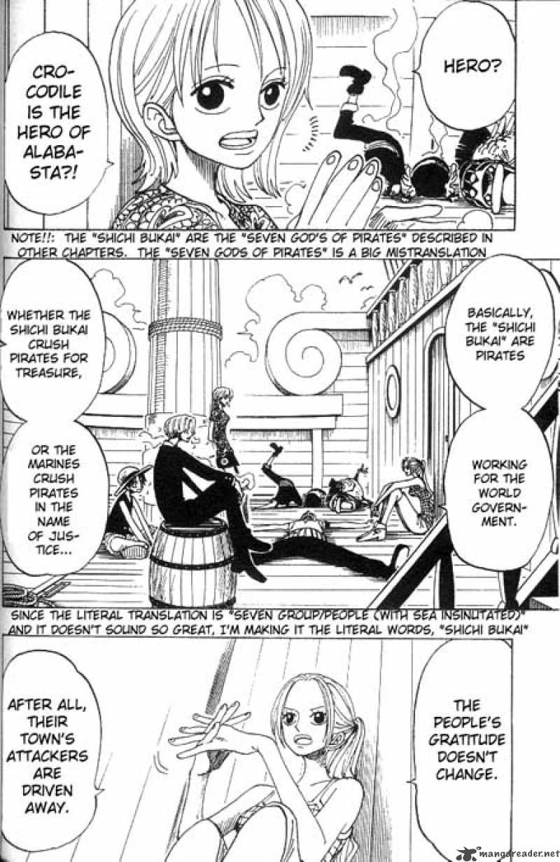 One Piece Chapter 155 page 13 - Chapter 155: "Pirate" Sir Crocodile