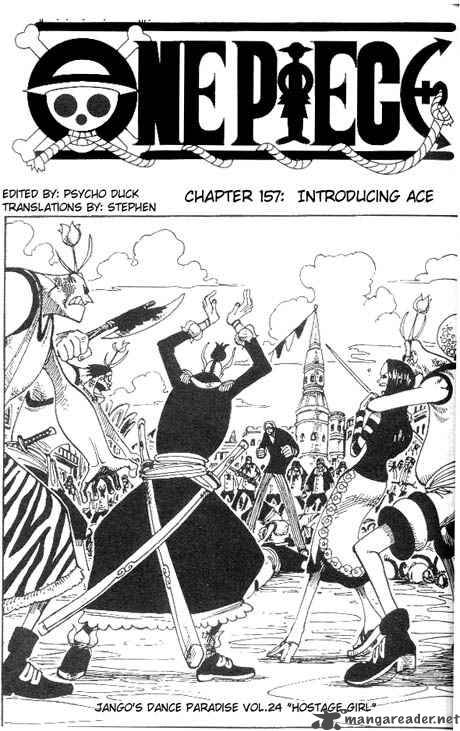 One Piece Chapter 157 page 1 - Chapter 157: Introducing Ace