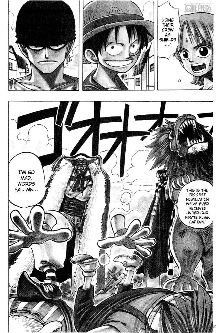 One Piece Chapter 16 page 4 - Chapter 16: Versus!! The Buggy Pirates