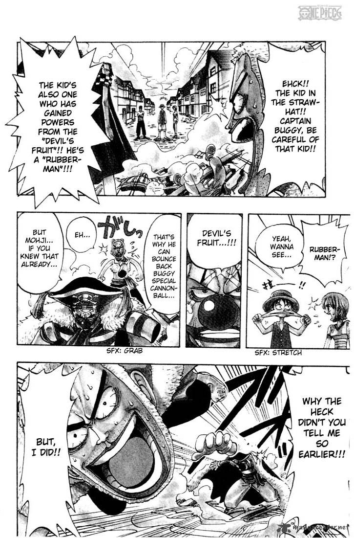 One Piece Chapter 16 page 6 - Chapter 16: Versus!! The Buggy Pirates